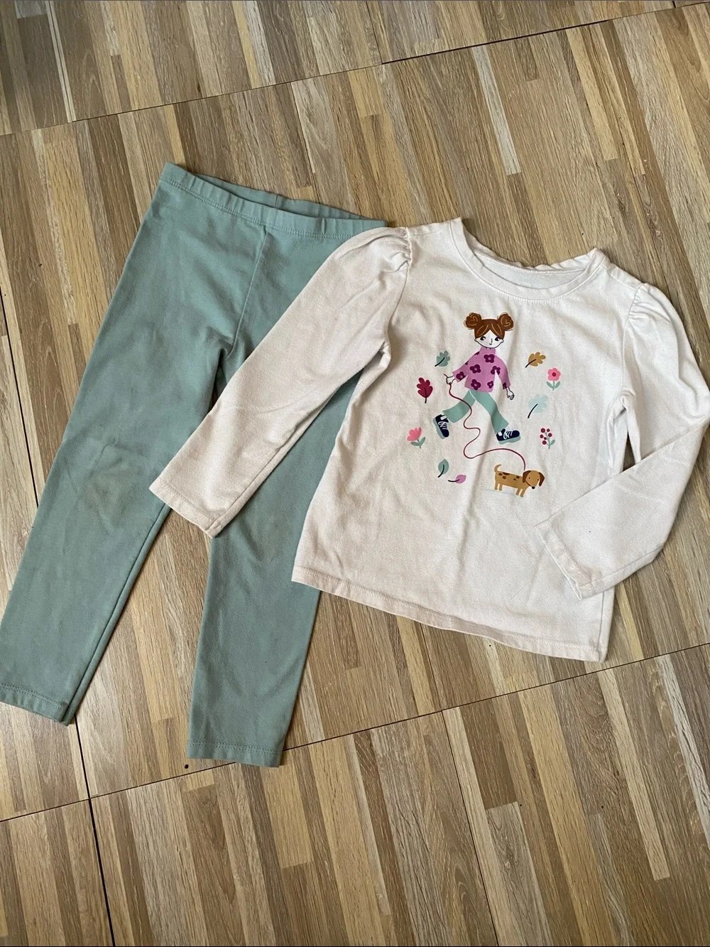 GARANIMALS 2 piece leggings set size toddler girls 3T